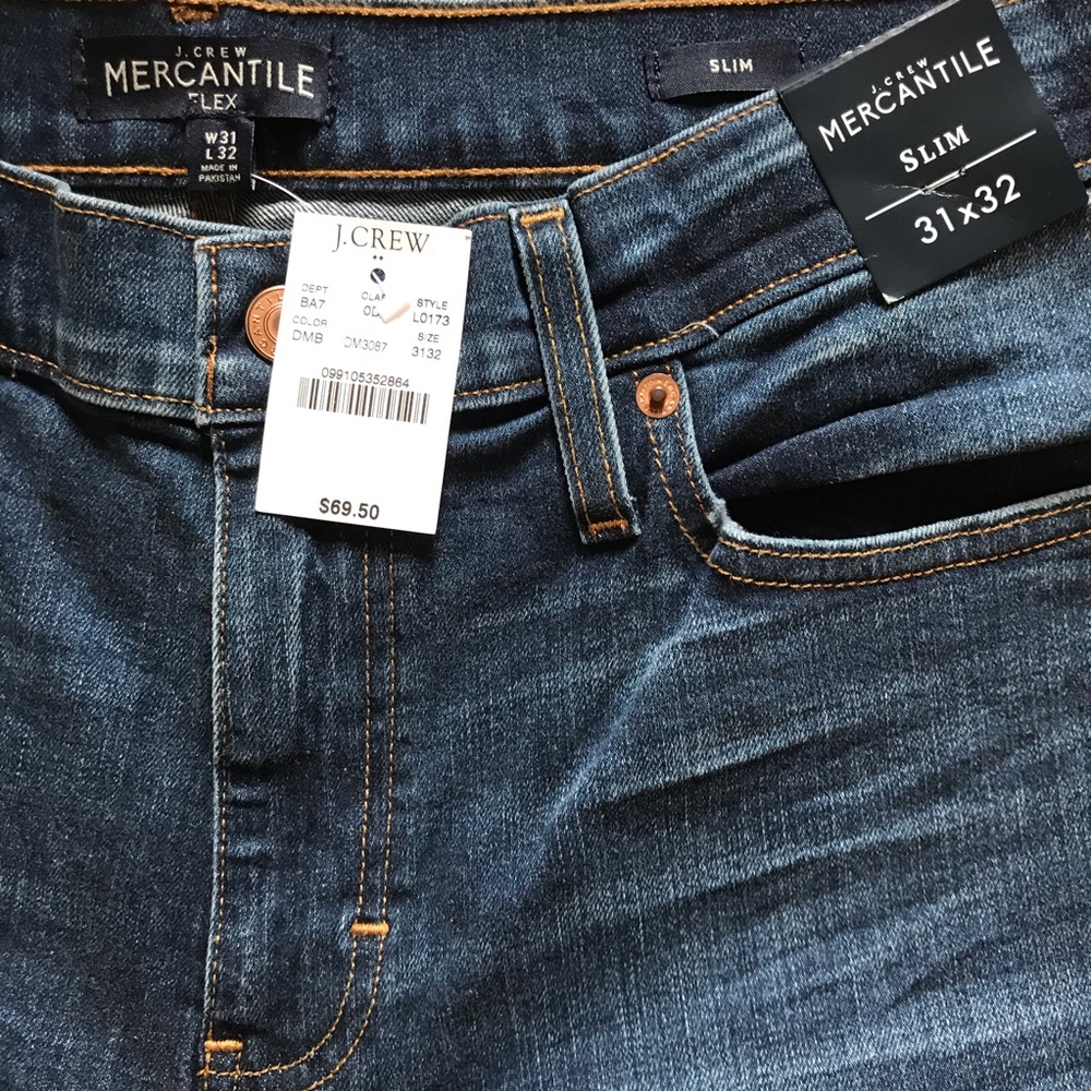 J. CREW  FLEX Slim Distressed Jeans! W31 - Picture 8 of 10